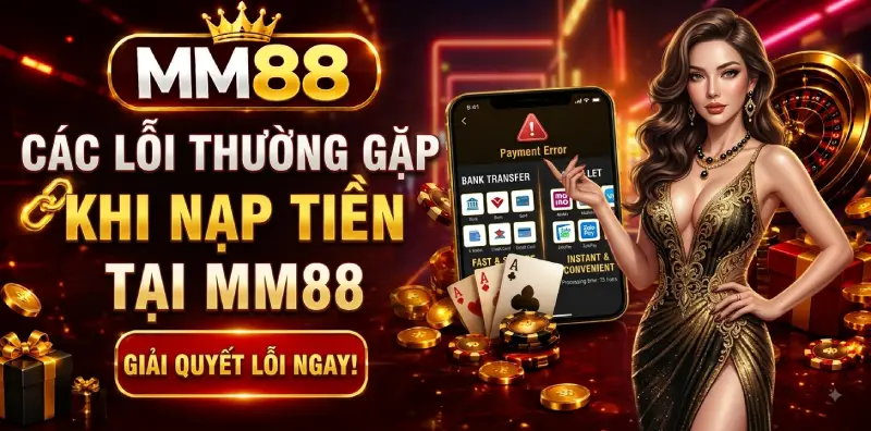 Các lỗi thường gặp khi nạp tiền tại MM88 Các lỗi thường gặp khi nạp tiền tại MM88
